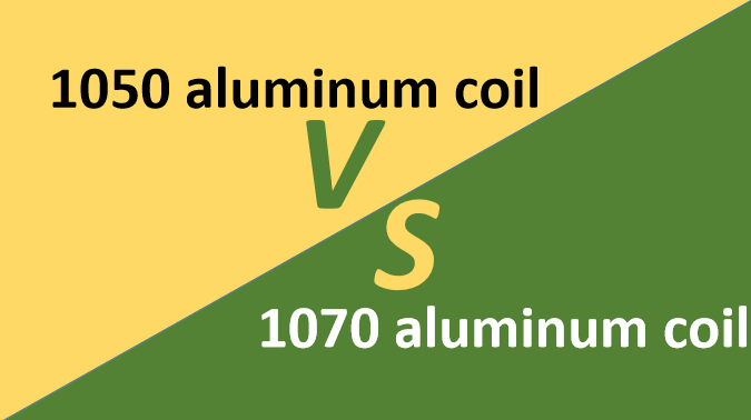 1050 bobine d'aluminium vs 1070 bobine d'aluminium