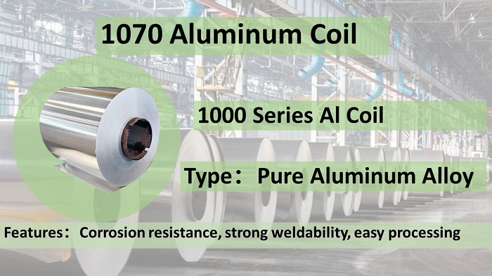 1070 bobine d'aluminium